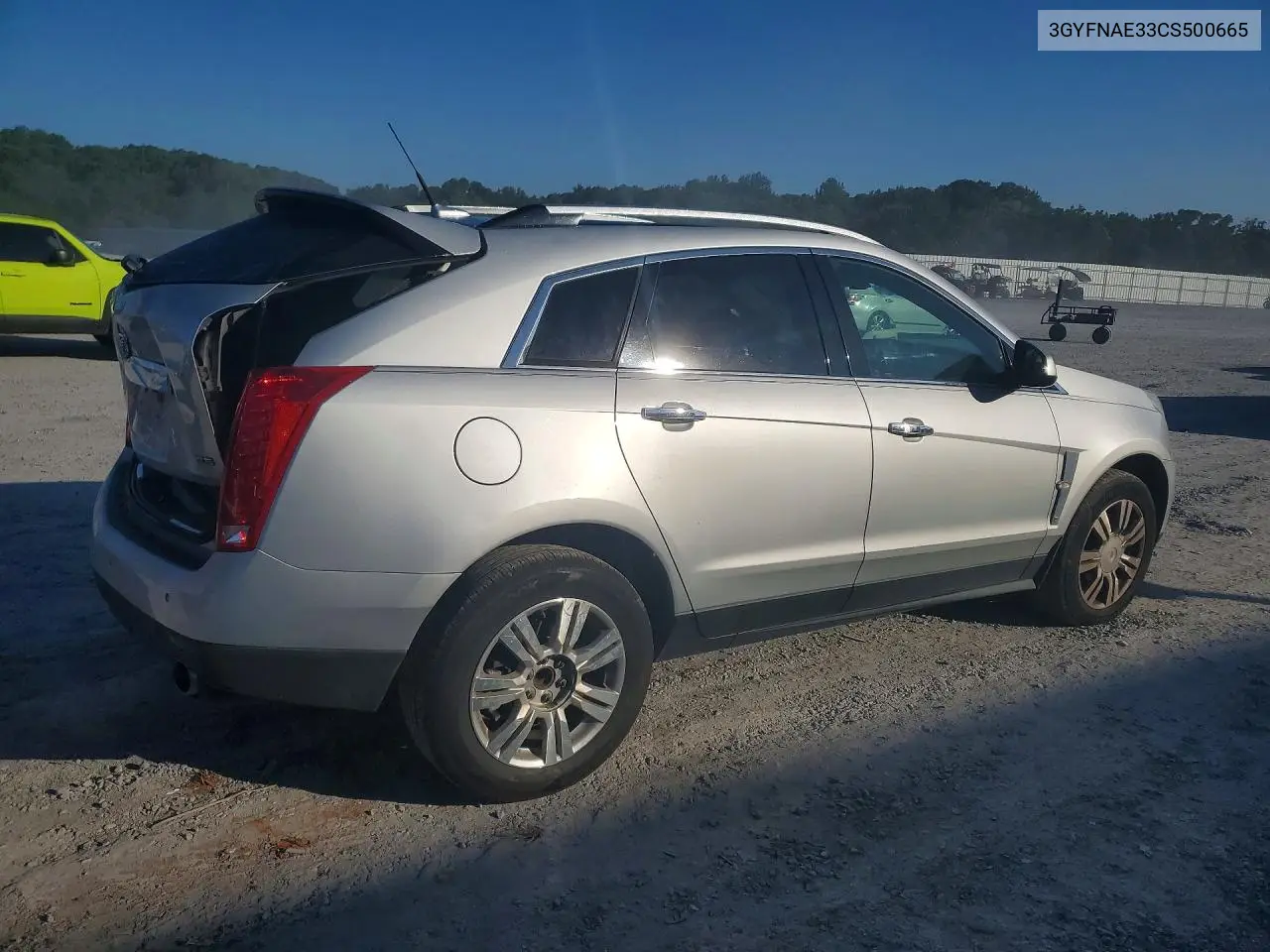 2012 Cadillac Srx Luxury Collection VIN: 3GYFNAE33CS500665 Lot: 60814776