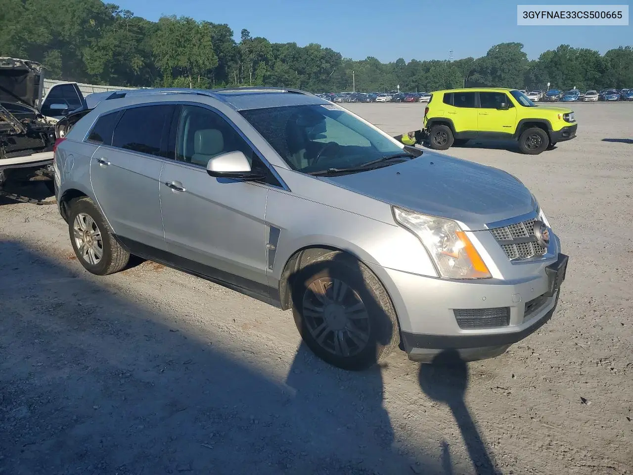 2012 Cadillac Srx Luxury Collection VIN: 3GYFNAE33CS500665 Lot: 60814776