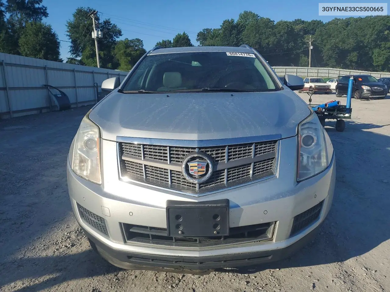 2012 Cadillac Srx Luxury Collection VIN: 3GYFNAE33CS500665 Lot: 60814776