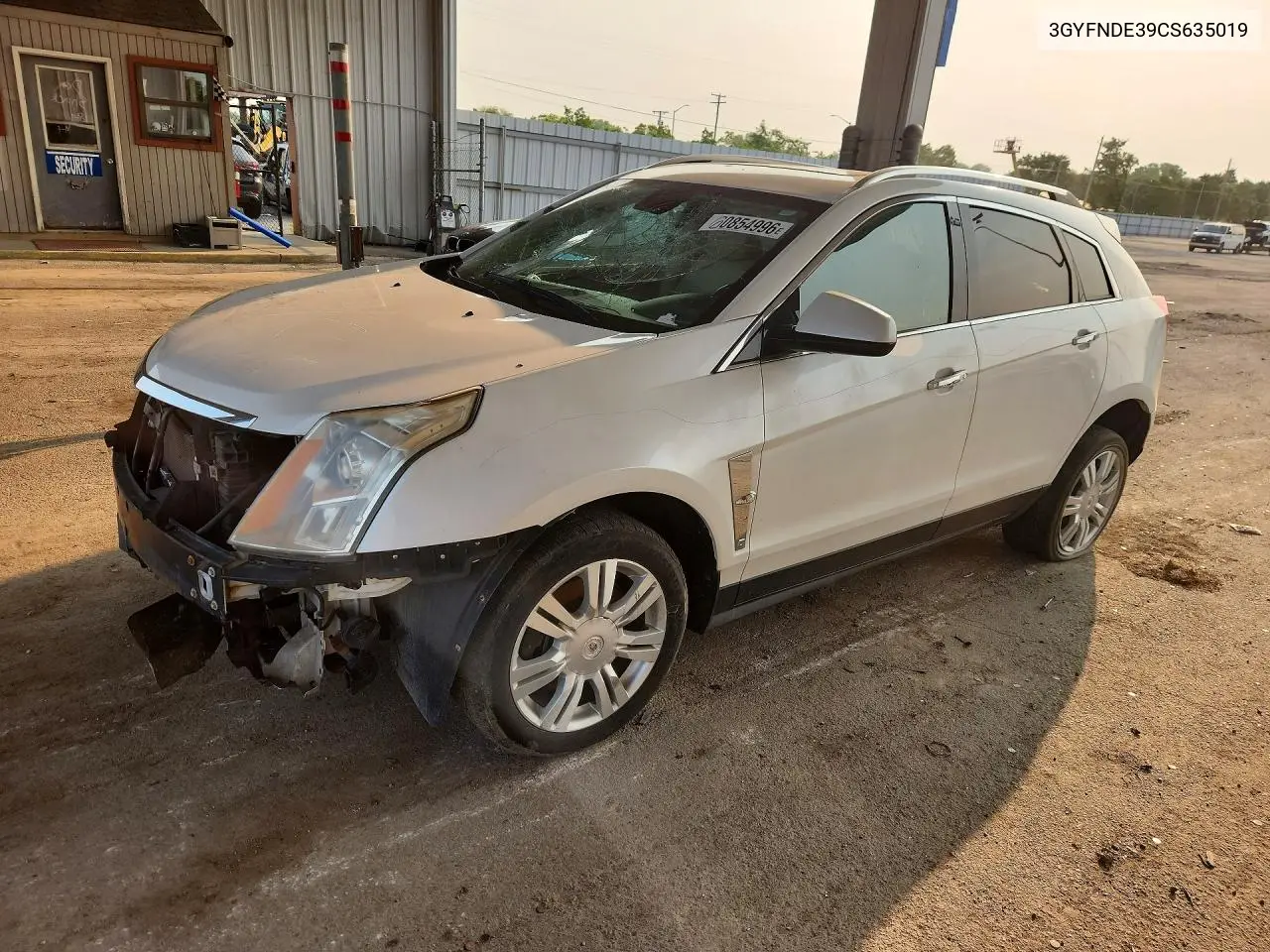 2012 Cadillac Srx Luxury Collection VIN: 3GYFNDE39CS635019 Lot: 60854996