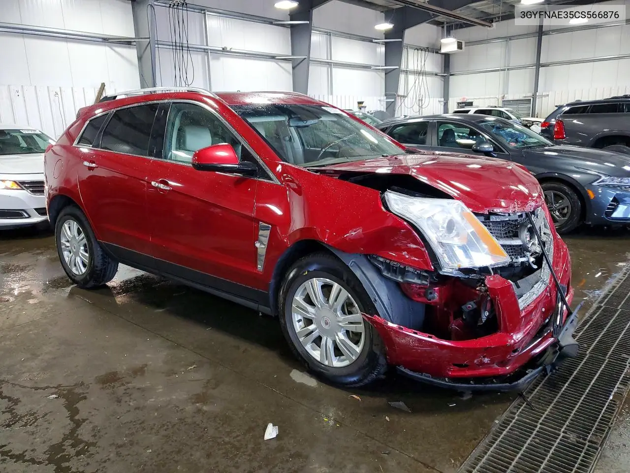 2012 Cadillac Srx Luxury Collection VIN: 3GYFNAE35CS566876 Lot: 60930346