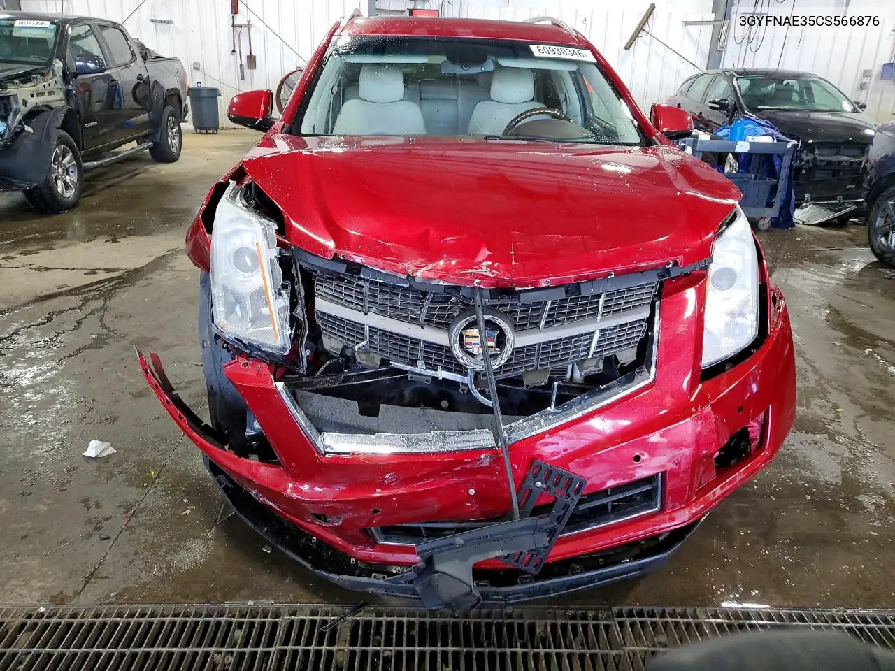 2012 Cadillac Srx Luxury Collection VIN: 3GYFNAE35CS566876 Lot: 60930346