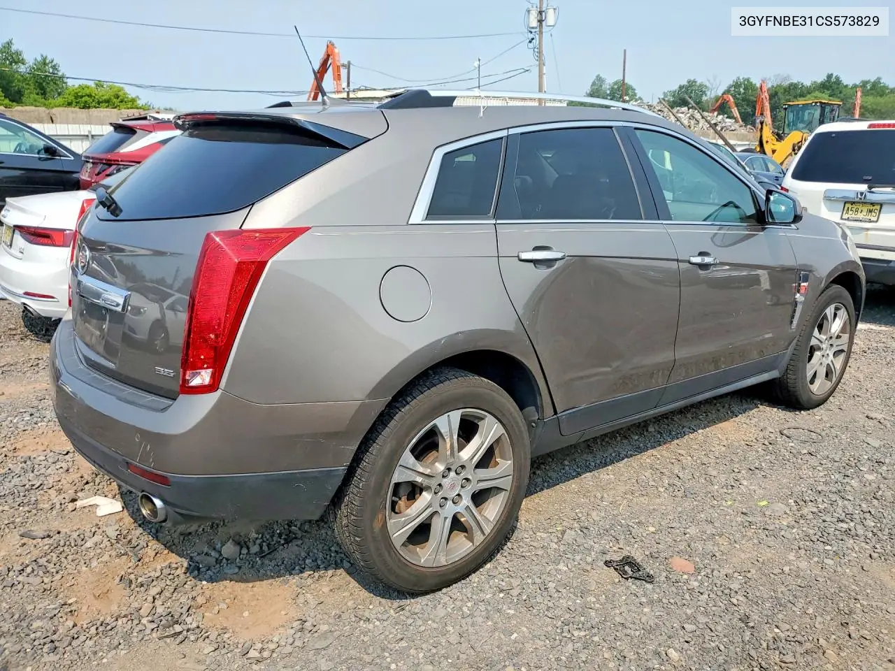 2012 Cadillac Srx Performance Collection VIN: 3GYFNBE31CS573829 Lot: 61037976