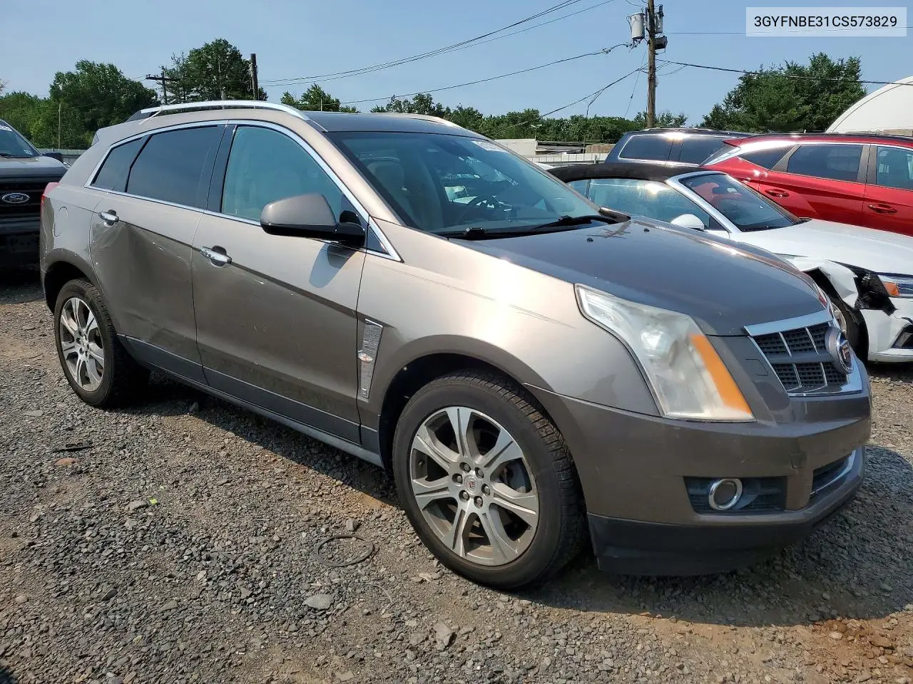 2012 Cadillac Srx Performance Collection VIN: 3GYFNBE31CS573829 Lot: 61037976