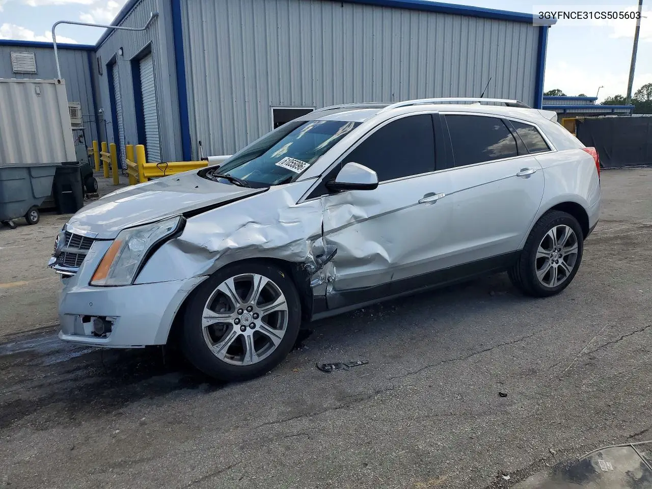 2012 Cadillac Srx Premium Collection VIN: 3GYFNCE31CS505603 Lot: 61055096