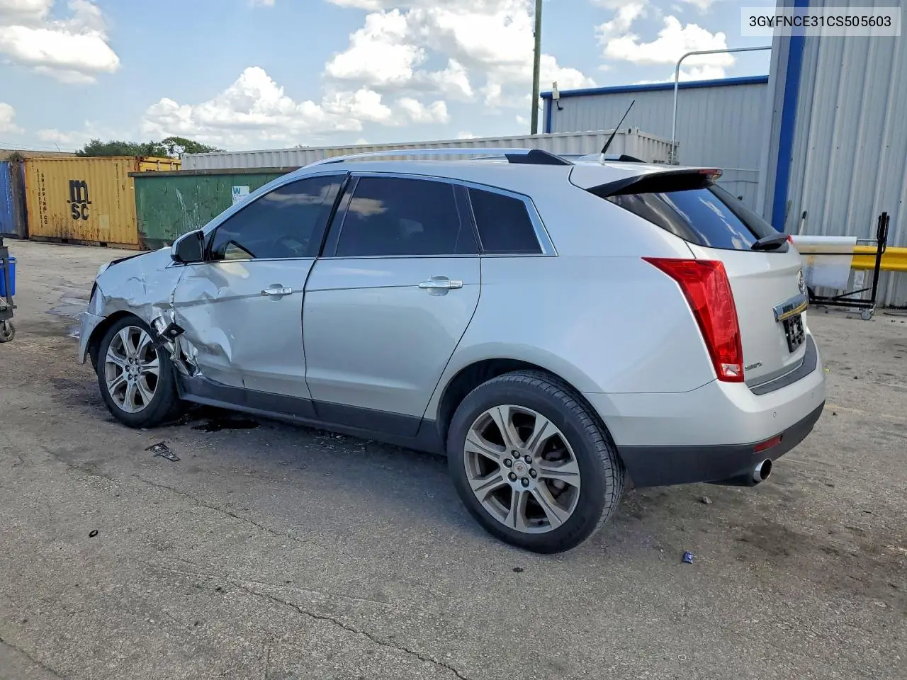 2012 Cadillac Srx Premium Collection VIN: 3GYFNCE31CS505603 Lot: 61055096