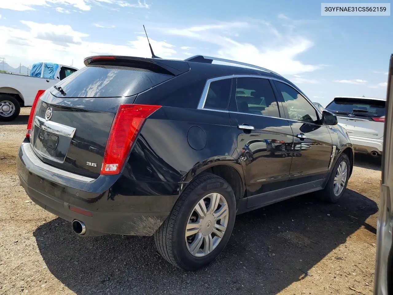 2012 Cadillac Srx Luxury Collection VIN: 3GYFNAE31CS562159 Lot: 61186686
