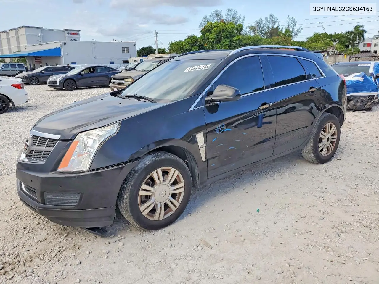 2012 Cadillac Srx Luxury Collection VIN: 3GYFNAE32CS634163 Lot: 61509016