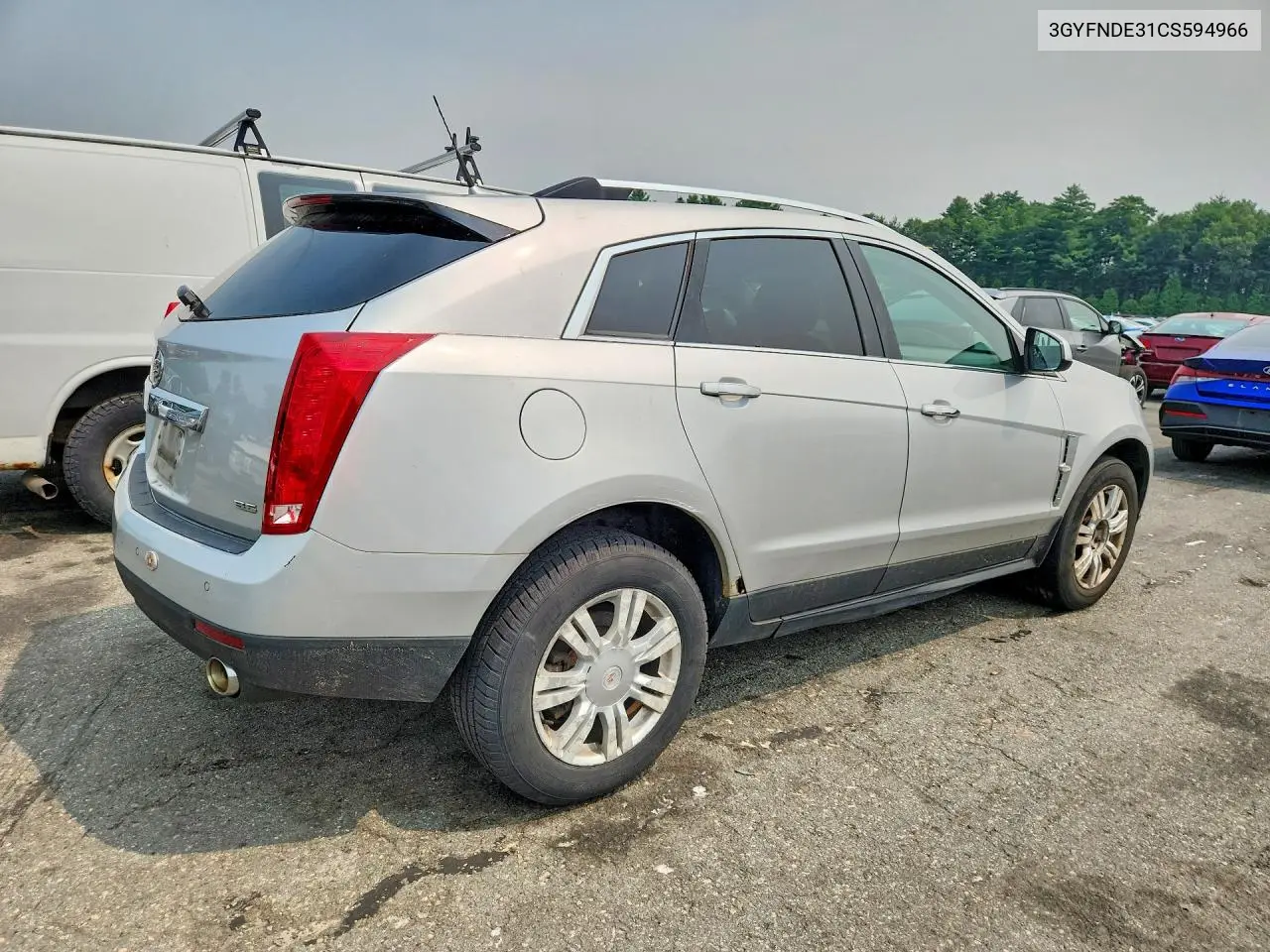 2012 Cadillac Srx Luxury Collection VIN: 3GYFNDE31CS594966 Lot: 61535506