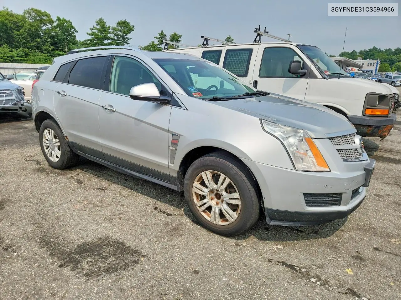 2012 Cadillac Srx Luxury Collection VIN: 3GYFNDE31CS594966 Lot: 61535506