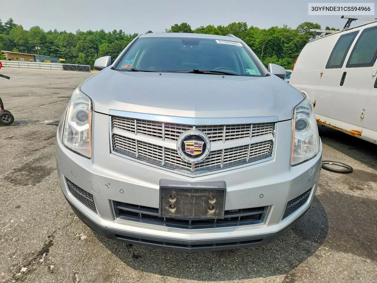 2012 Cadillac Srx Luxury Collection VIN: 3GYFNDE31CS594966 Lot: 61535506