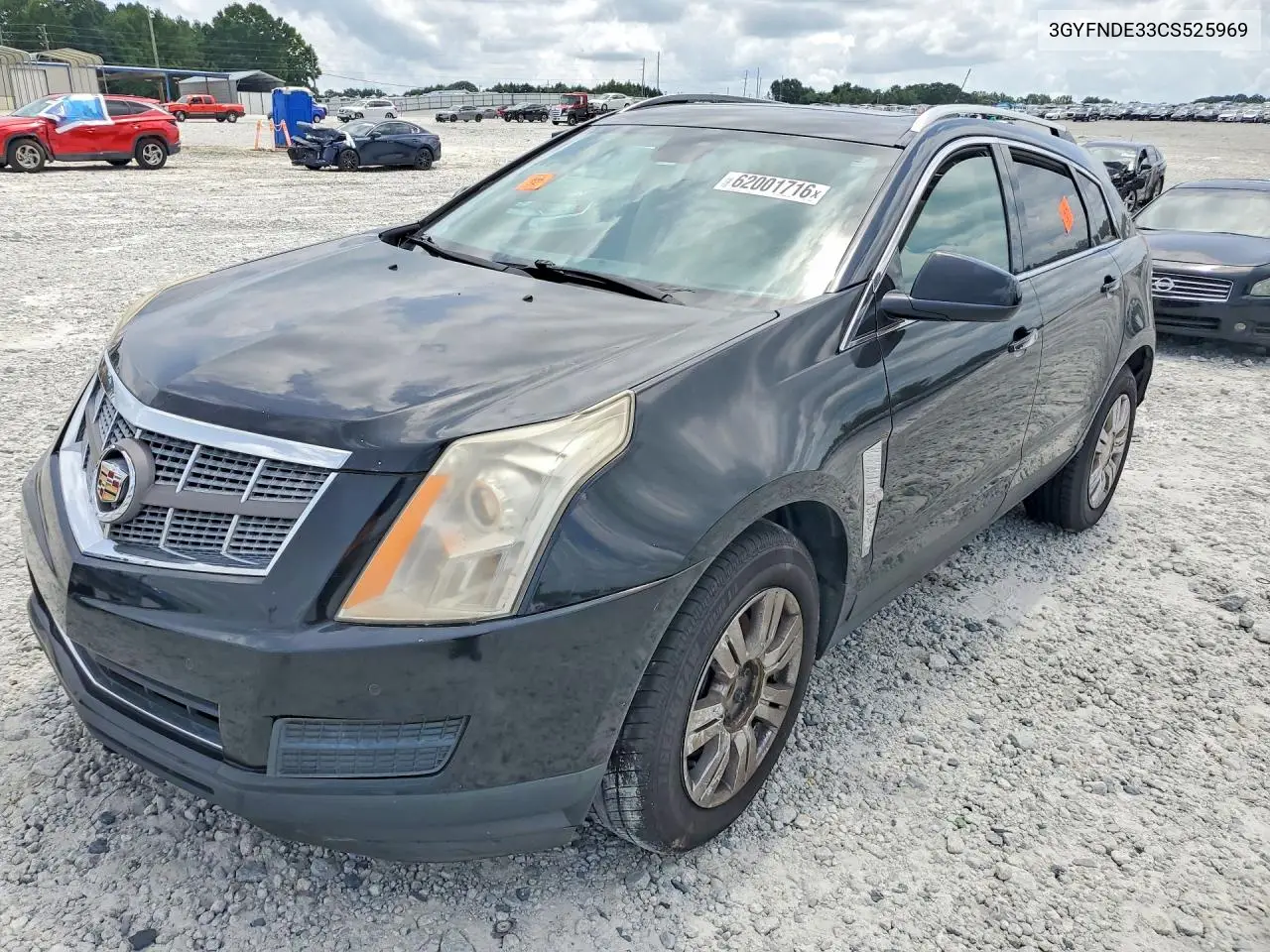 2012 Cadillac Srx Luxury Collection VIN: 3GYFNDE33CS525969 Lot: 62001716