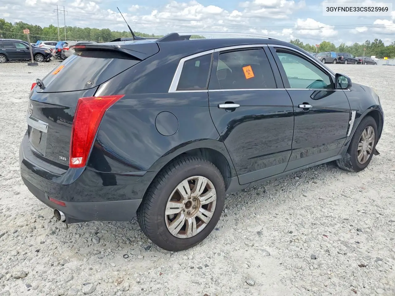 2012 Cadillac Srx Luxury Collection VIN: 3GYFNDE33CS525969 Lot: 62001716