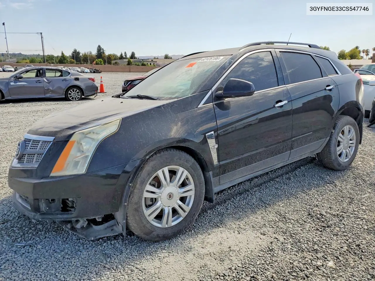 2012 Cadillac Srx VIN: 3GYFNGE33CS547746 Lot: 62126186