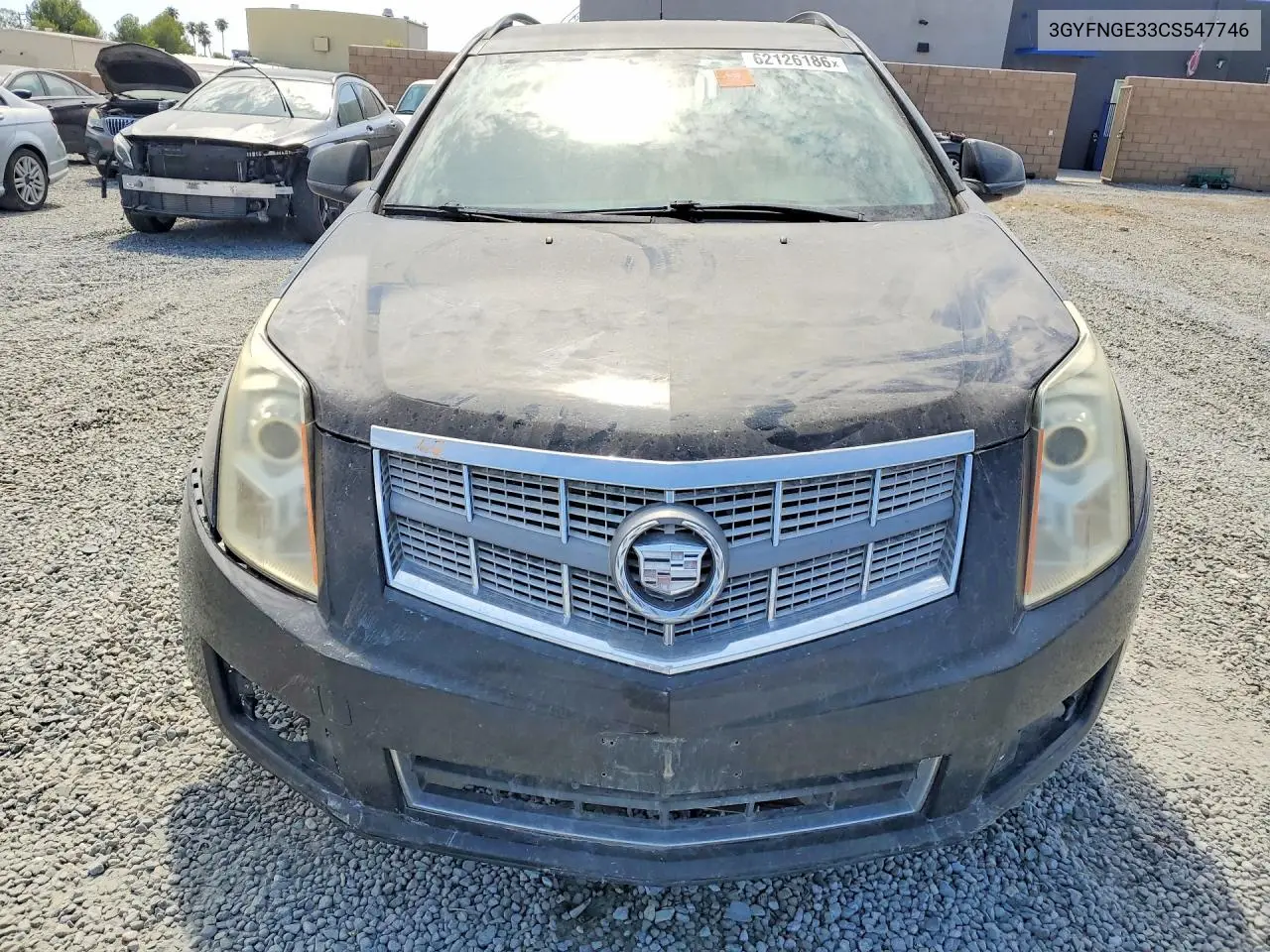 2012 Cadillac Srx VIN: 3GYFNGE33CS547746 Lot: 62126186
