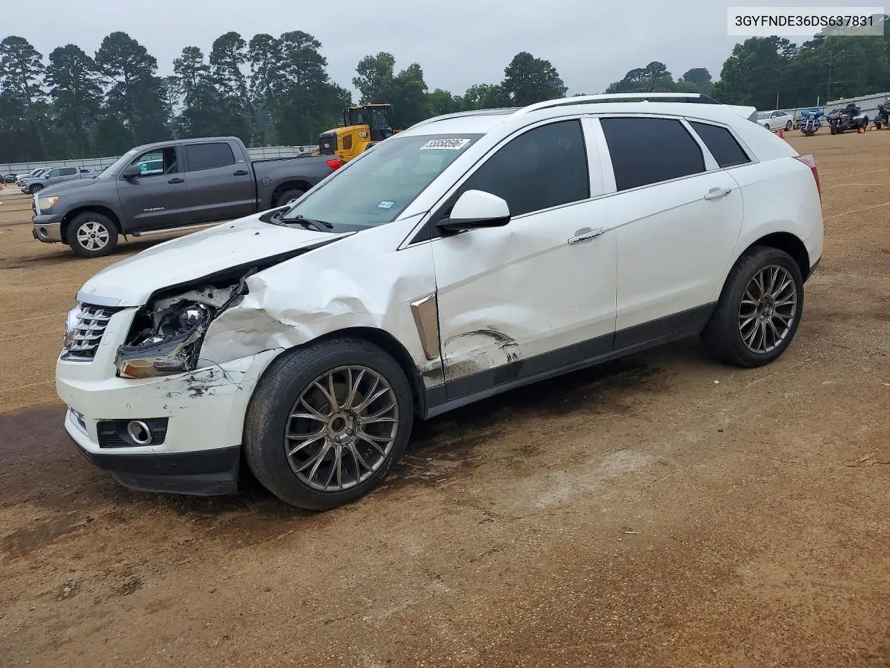 2013 Cadillac Srx Performance Collection VIN: 3GYFNDE36DS637831 Lot: 55858596