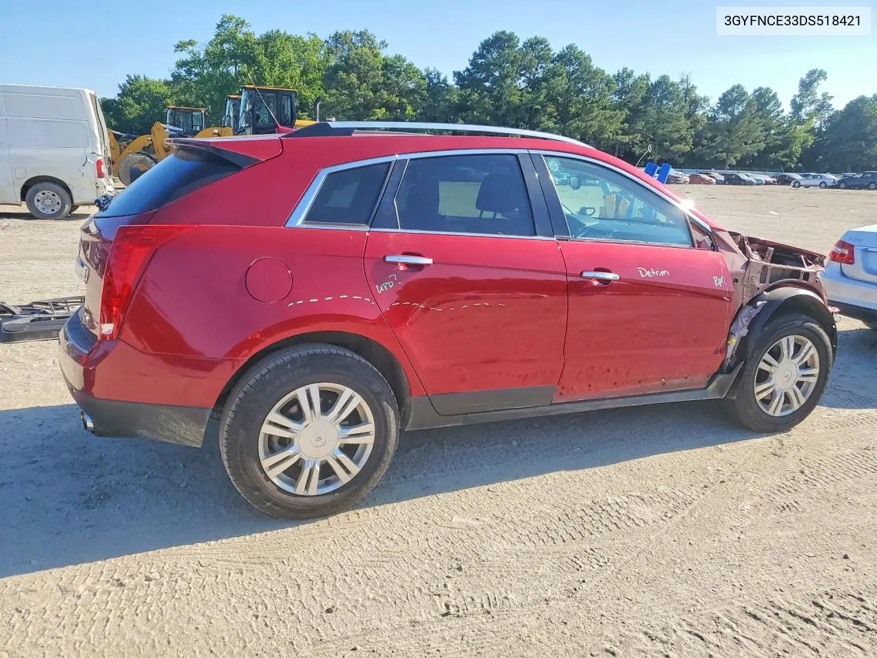 2013 Cadillac Srx Luxury Collection VIN: 3GYFNCE33DS518421 Lot: 57576986