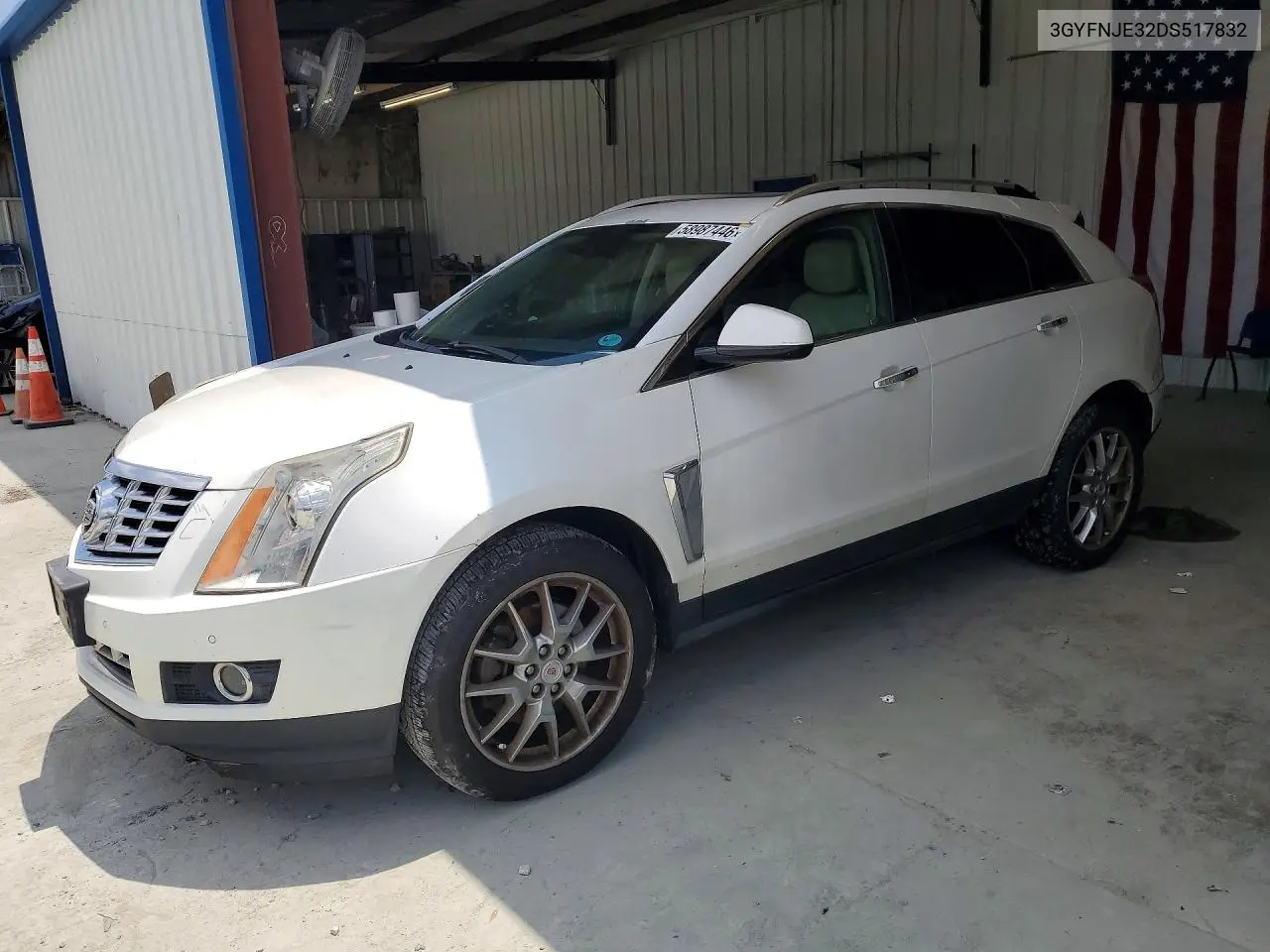 2013 Cadillac Srx Premium Collection VIN: 3GYFNJE32DS517832 Lot: 58987446