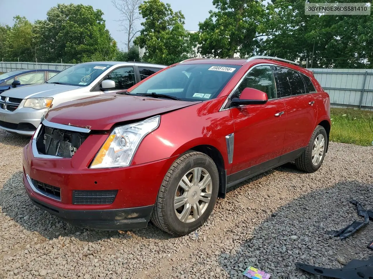 2013 Cadillac Srx Luxury Collection VIN: 3GYFNGE36DS581410 Lot: 59881256
