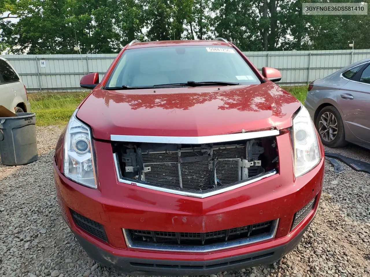 2013 Cadillac Srx Luxury Collection VIN: 3GYFNGE36DS581410 Lot: 59881256
