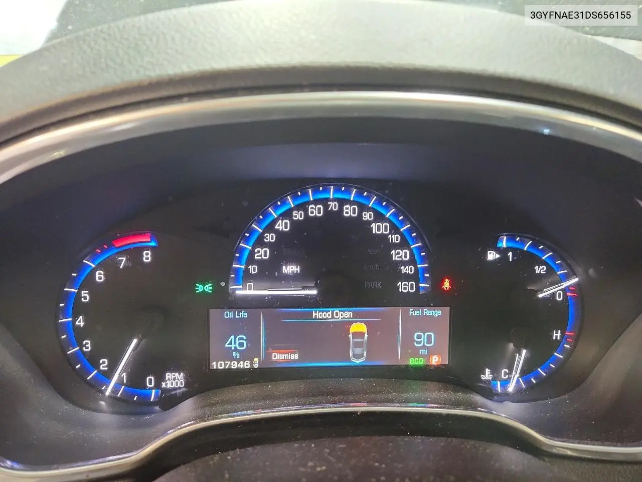 2013 Cadillac Srx VIN: 3GYFNAE31DS656155 Lot: 60370016