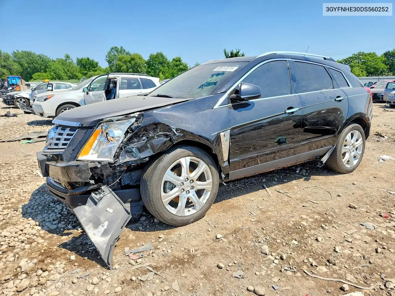 2013 Cadillac Srx Performance Collection VIN: 3GYFNHE30DS560252 Lot: 60613076