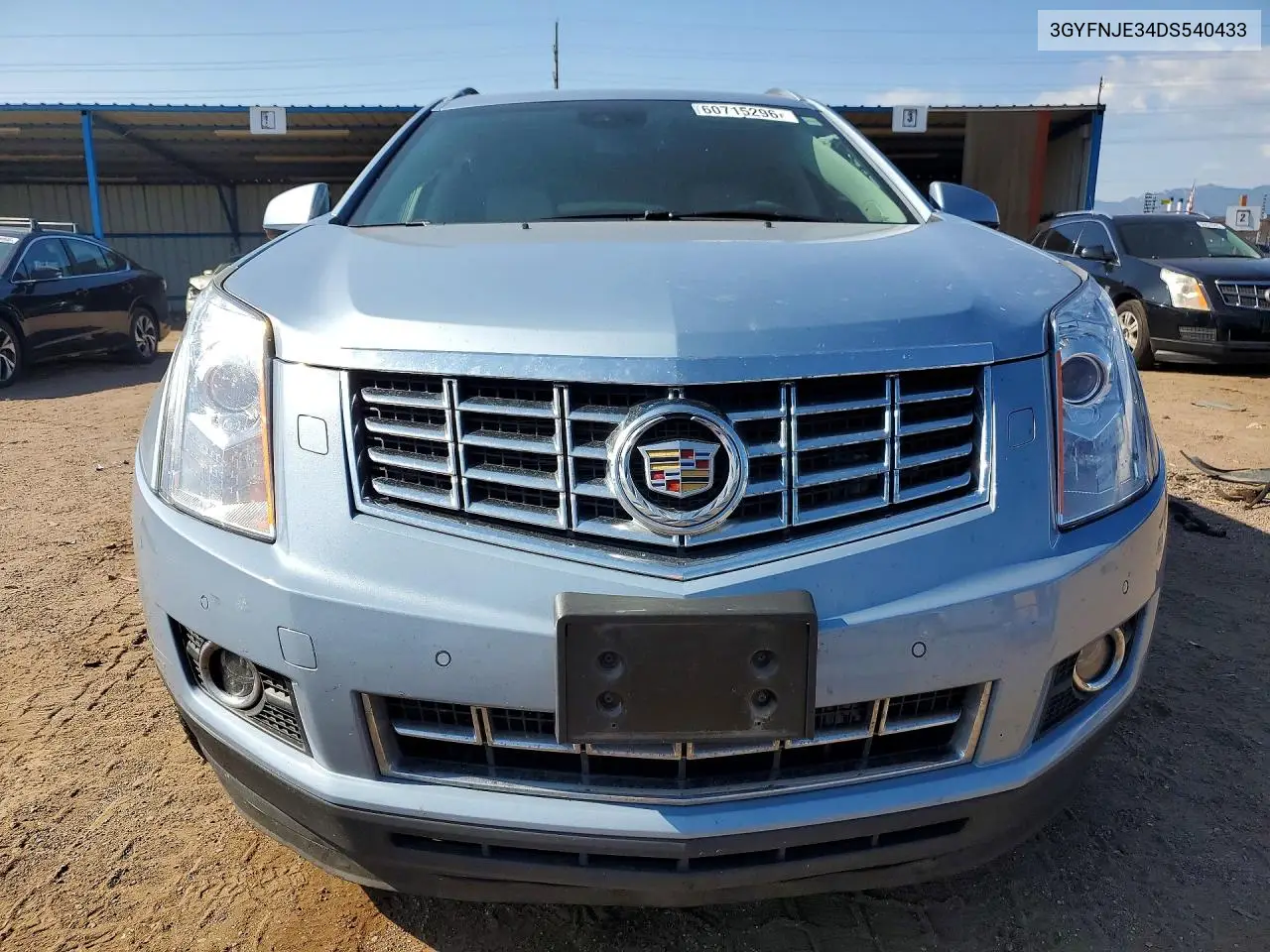 2013 Cadillac Srx Premium Collection VIN: 3GYFNJE34DS540433 Lot: 60715296
