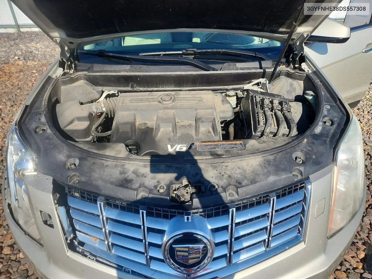2013 Cadillac Srx Performance Collection VIN: 3GYFNHE38DS557308 Lot: 61014726