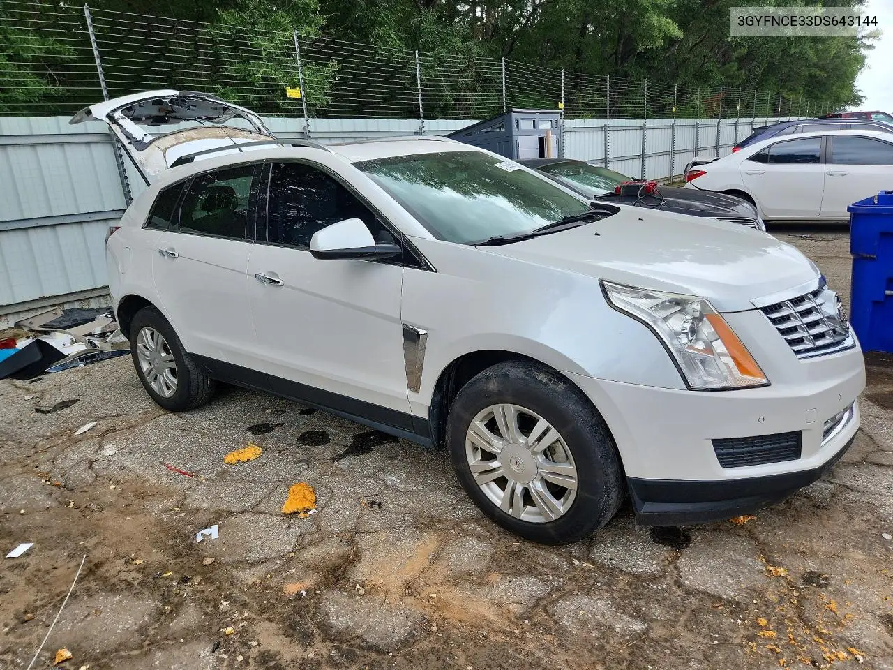 2013 Cadillac Srx Luxury Collection VIN: 3GYFNCE33DS643144 Lot: 61569886