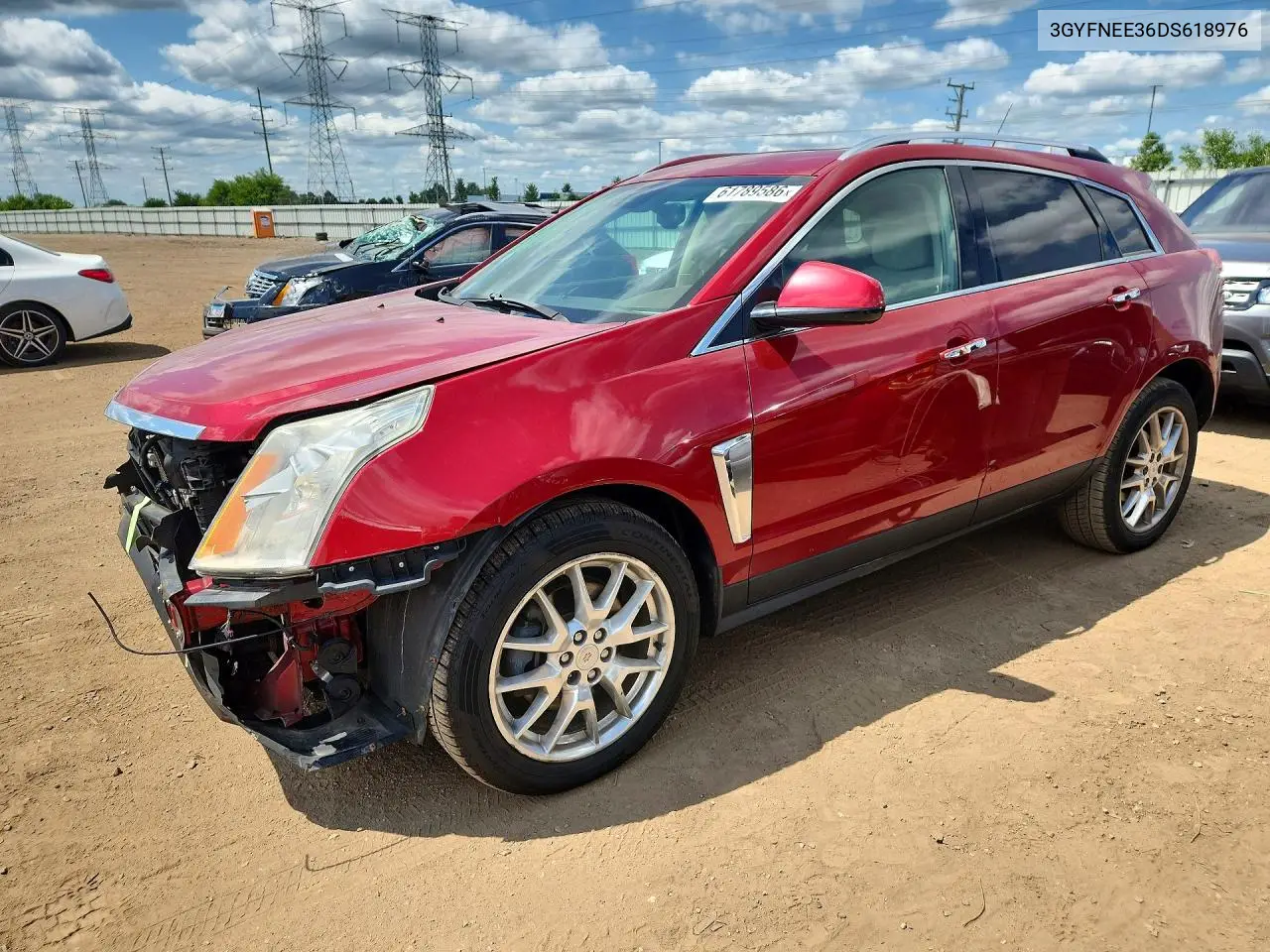 2013 Cadillac Srx VIN: 3GYFNEE36DS618976 Lot: 61789586