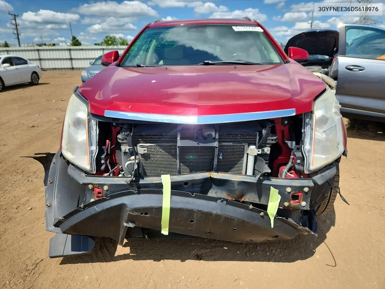 2013 Cadillac Srx VIN: 3GYFNEE36DS618976 Lot: 61789586