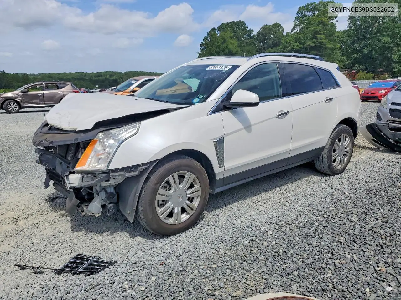 2013 Cadillac Srx Luxury Collection VIN: 3GYFNCE39DS522652 Lot: 61951106