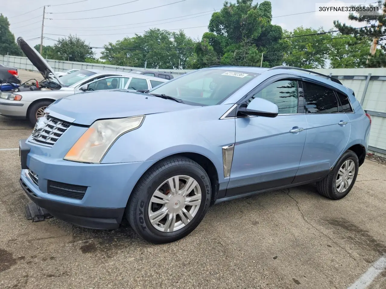 2013 Cadillac Srx VIN: 3GYFNAE32DS558011 Lot: 62179236