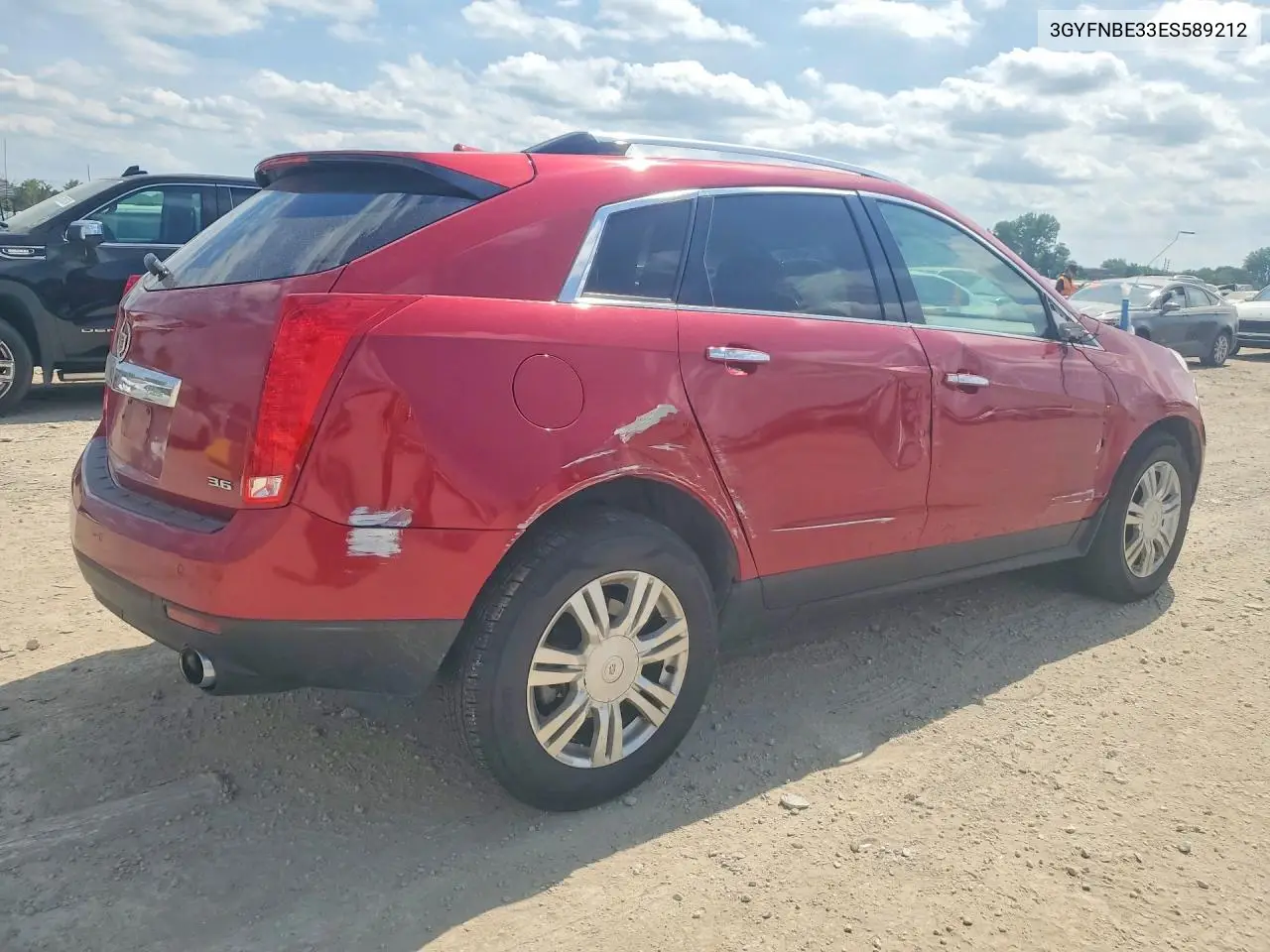 2014 Cadillac Srx Luxury Collection VIN: 3GYFNBE33ES589212 Lot: 55046826