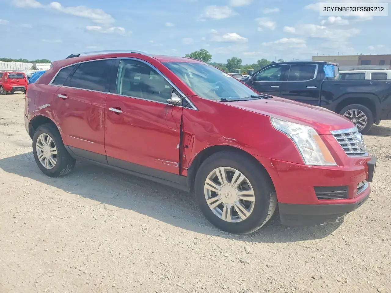 2014 Cadillac Srx Luxury Collection VIN: 3GYFNBE33ES589212 Lot: 55046826