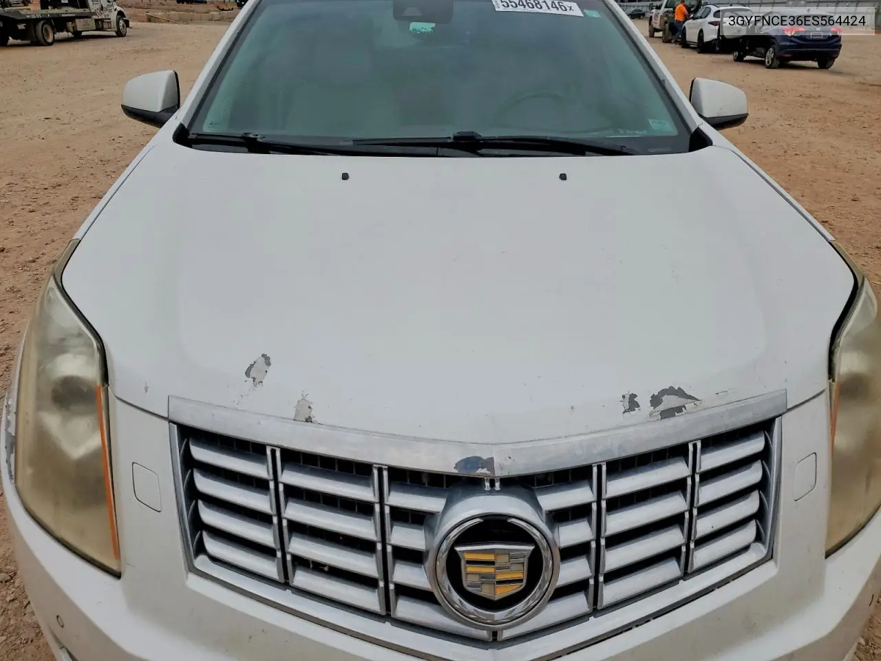 2014 Cadillac Srx VIN: 3GYFNCE36ES564424 Lot: 55468146
