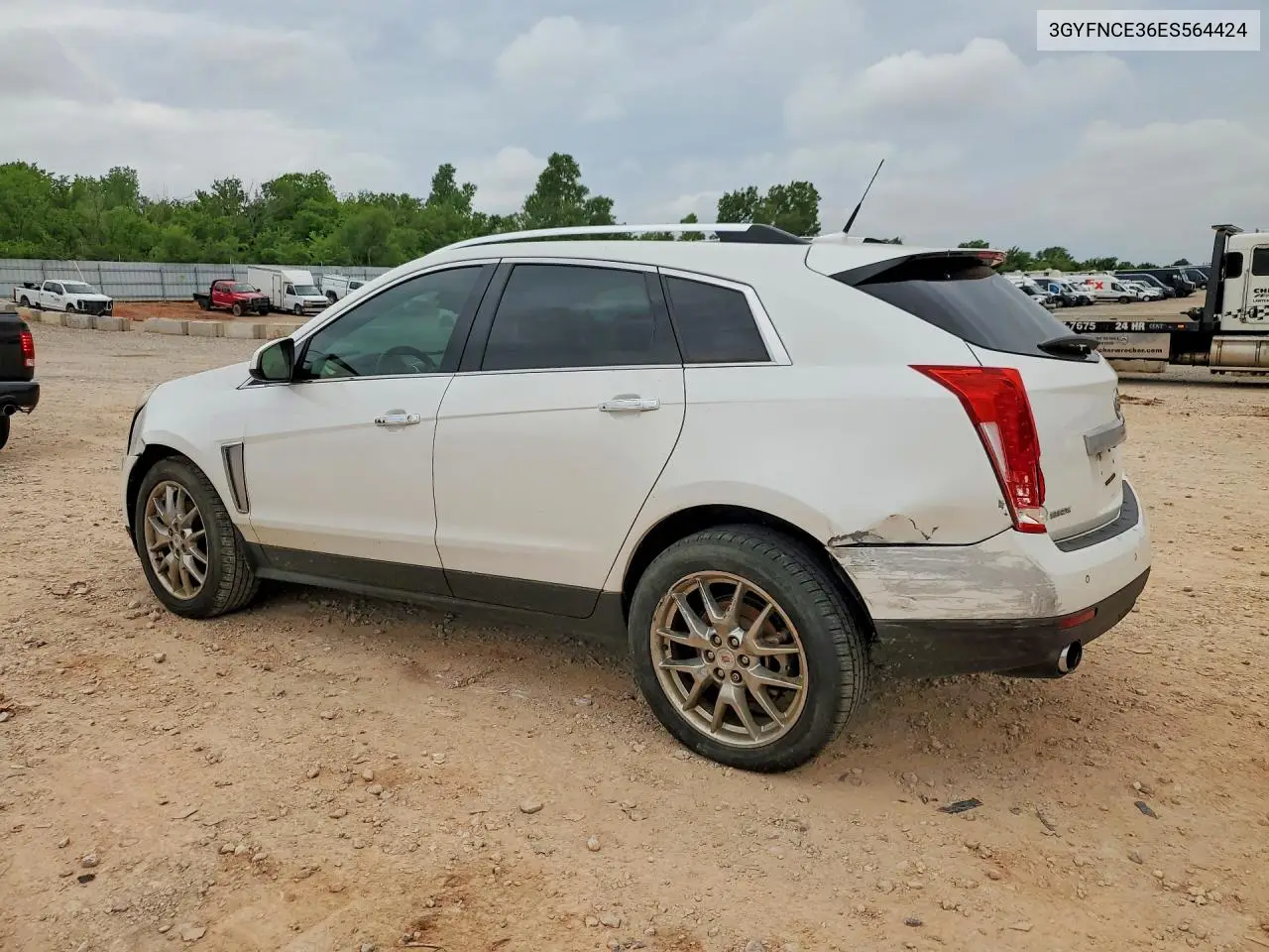 2014 Cadillac Srx VIN: 3GYFNCE36ES564424 Lot: 55468146