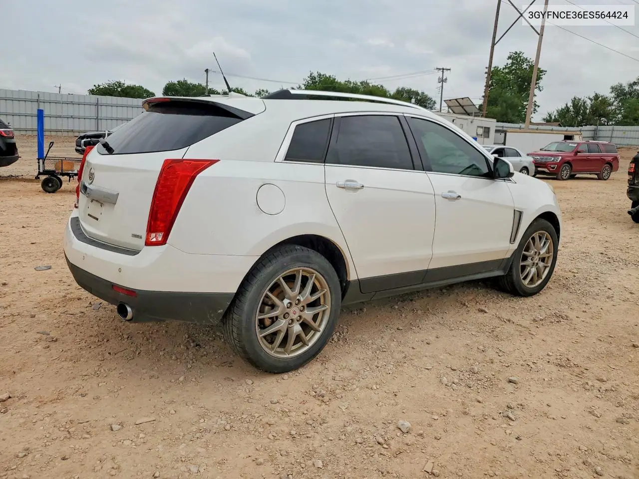 2014 Cadillac Srx VIN: 3GYFNCE36ES564424 Lot: 55468146