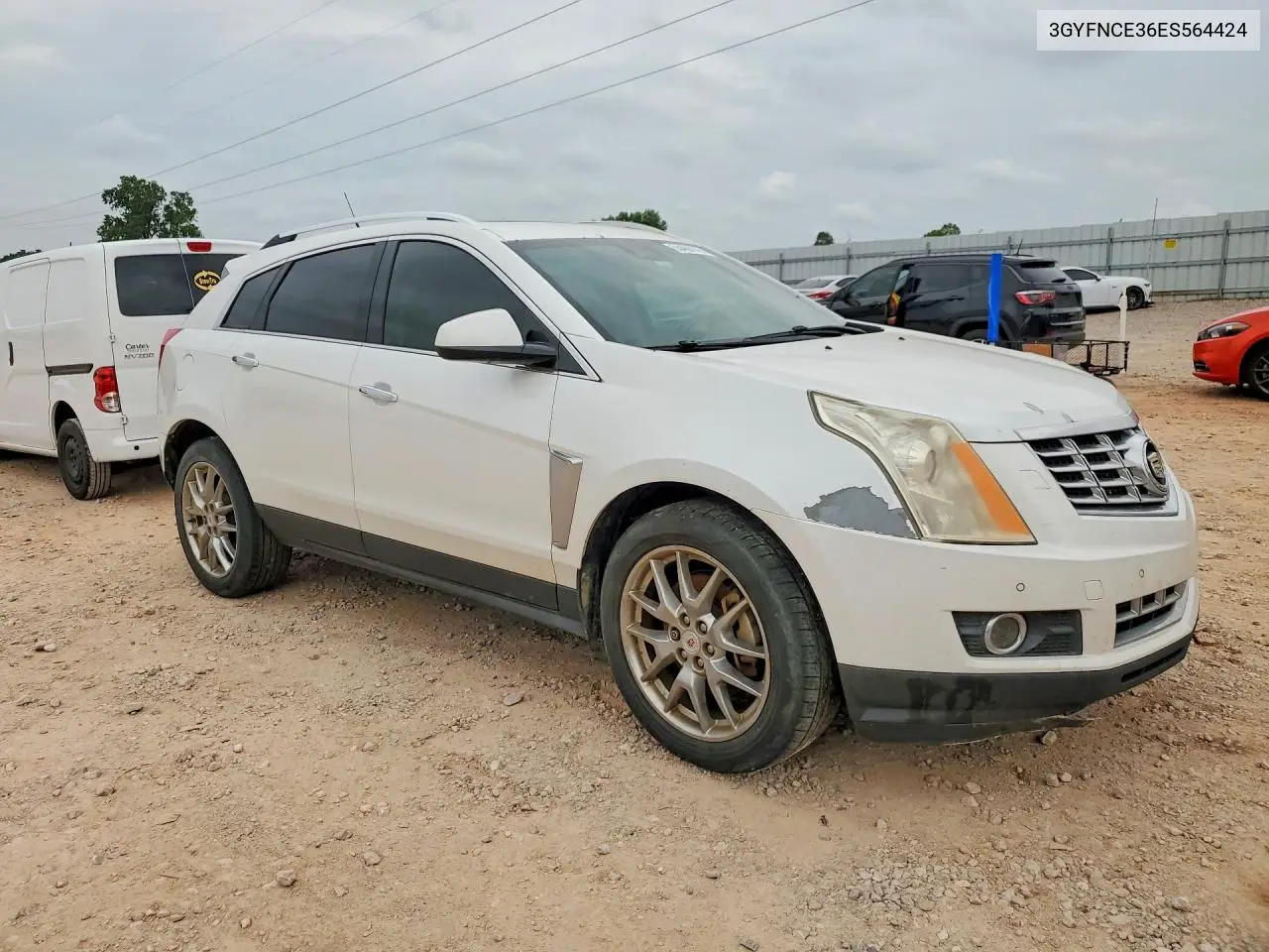 2014 Cadillac Srx VIN: 3GYFNCE36ES564424 Lot: 55468146