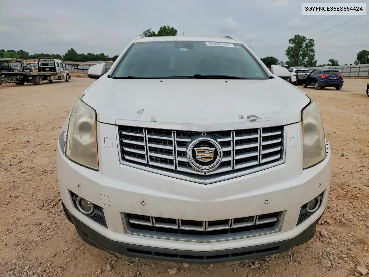 2014 Cadillac Srx VIN: 3GYFNCE36ES564424 Lot: 55468146