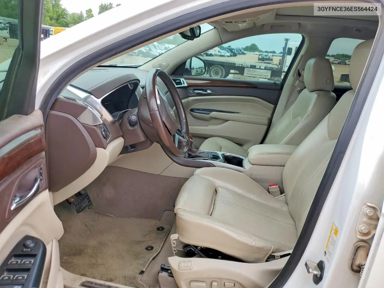2014 Cadillac Srx VIN: 3GYFNCE36ES564424 Lot: 55468146