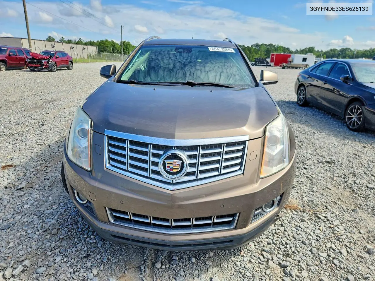 2014 Cadillac Srx Premium Collection VIN: 3GYFNDE33ES626139 Lot: 56472686