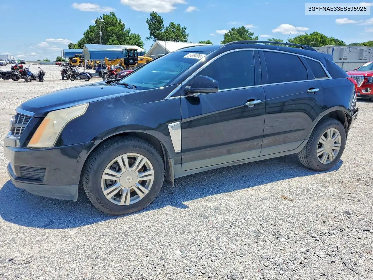 2014 Cadillac Srx VIN: 3GYFNAE33ES595926 Lot: 57084586