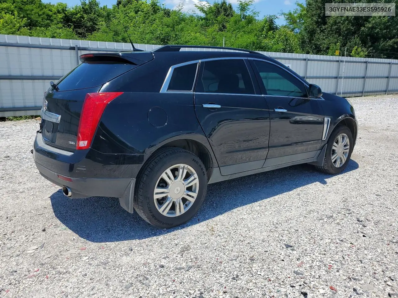 2014 Cadillac Srx VIN: 3GYFNAE33ES595926 Lot: 57084586