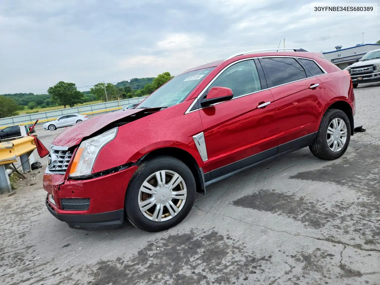 2014 Cadillac Srx Luxury Collection VIN: 3GYFNBE34ES680389 Lot: 58573136