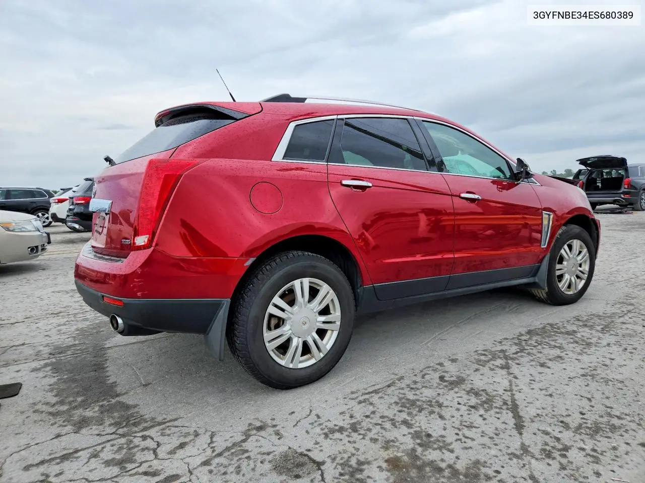 2014 Cadillac Srx Luxury Collection VIN: 3GYFNBE34ES680389 Lot: 58573136