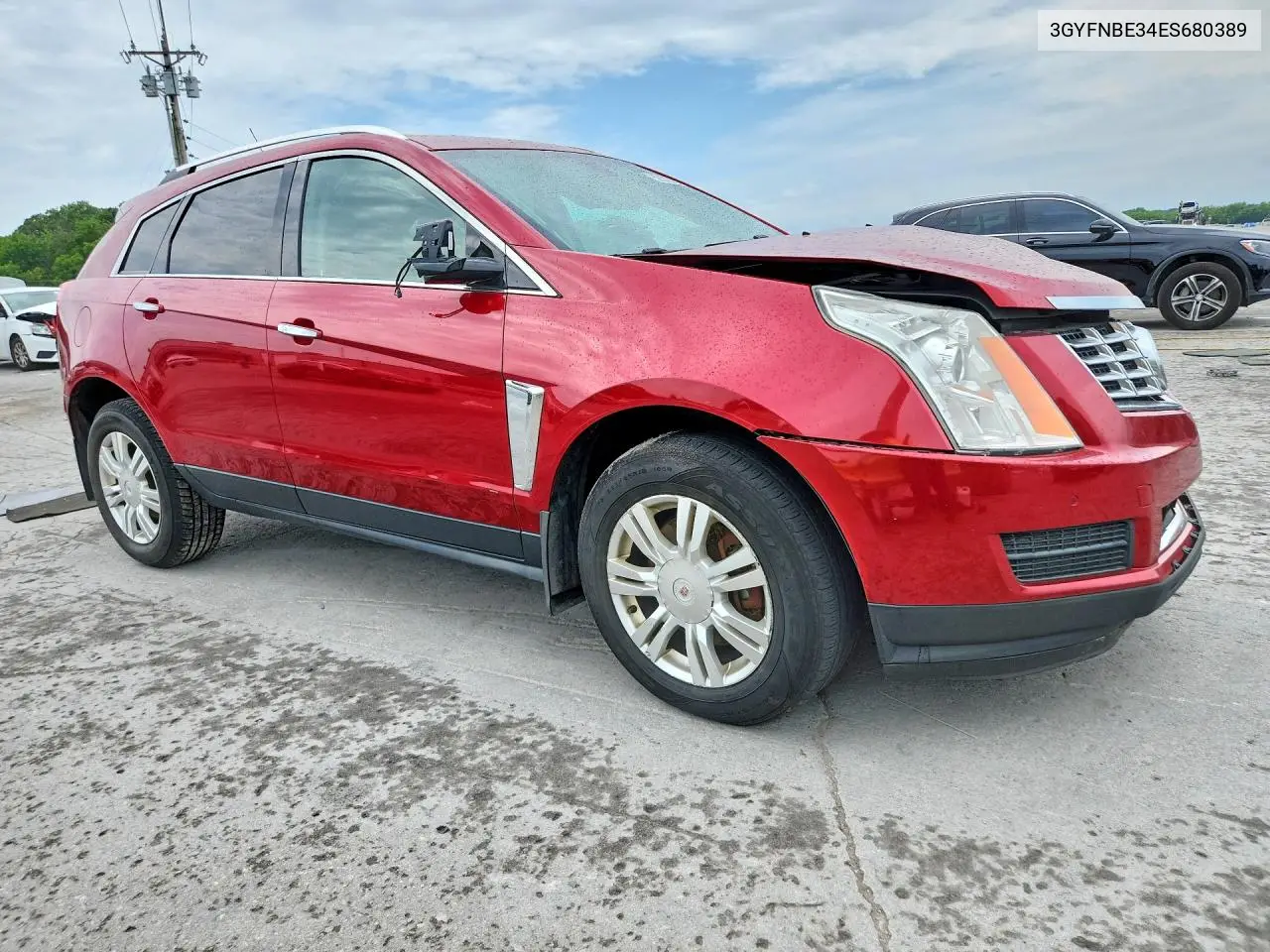 2014 Cadillac Srx Luxury Collection VIN: 3GYFNBE34ES680389 Lot: 58573136