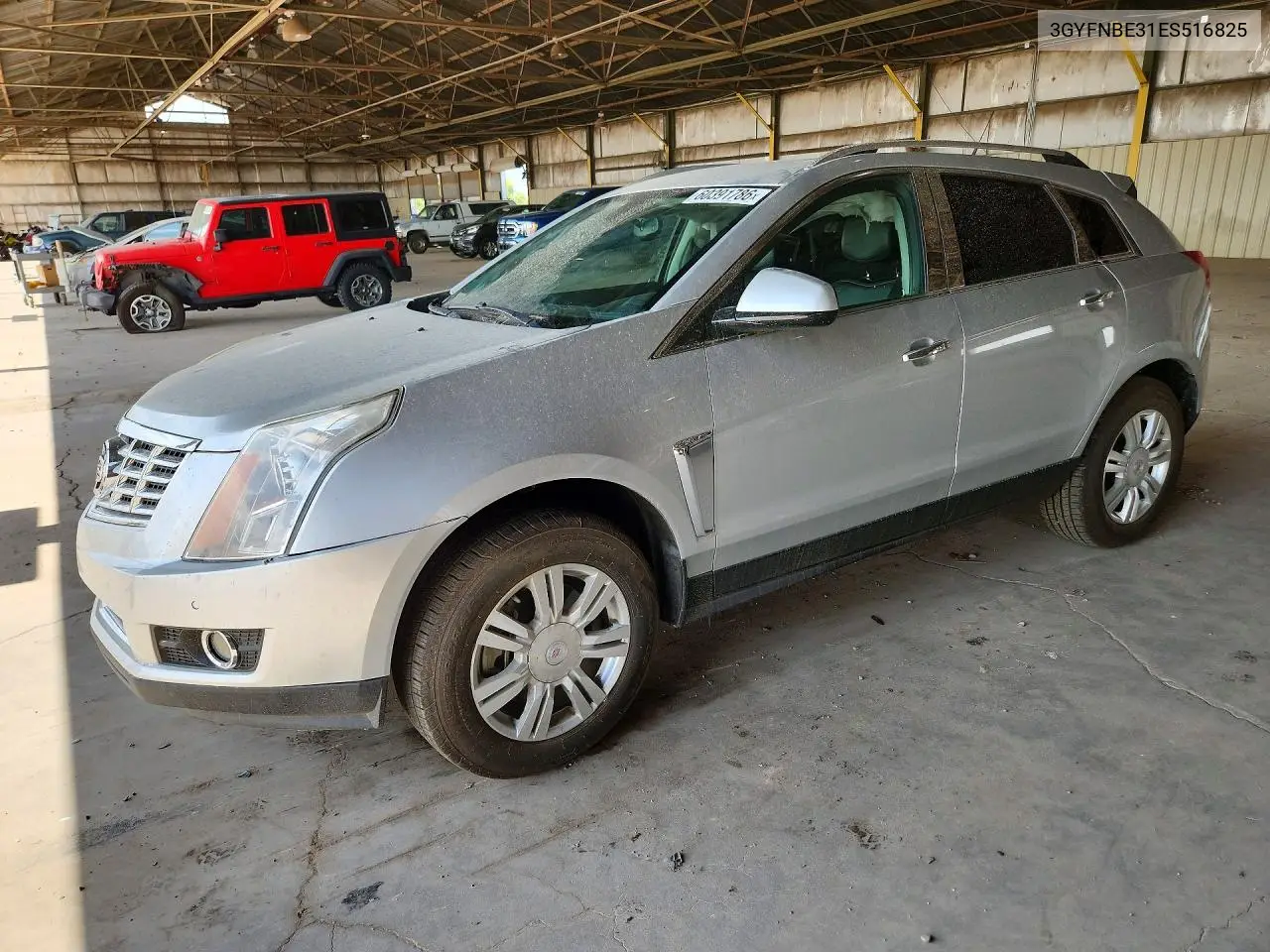2014 Cadillac Srx Luxury Collection VIN: 3GYFNBE31ES516825 Lot: 60391786