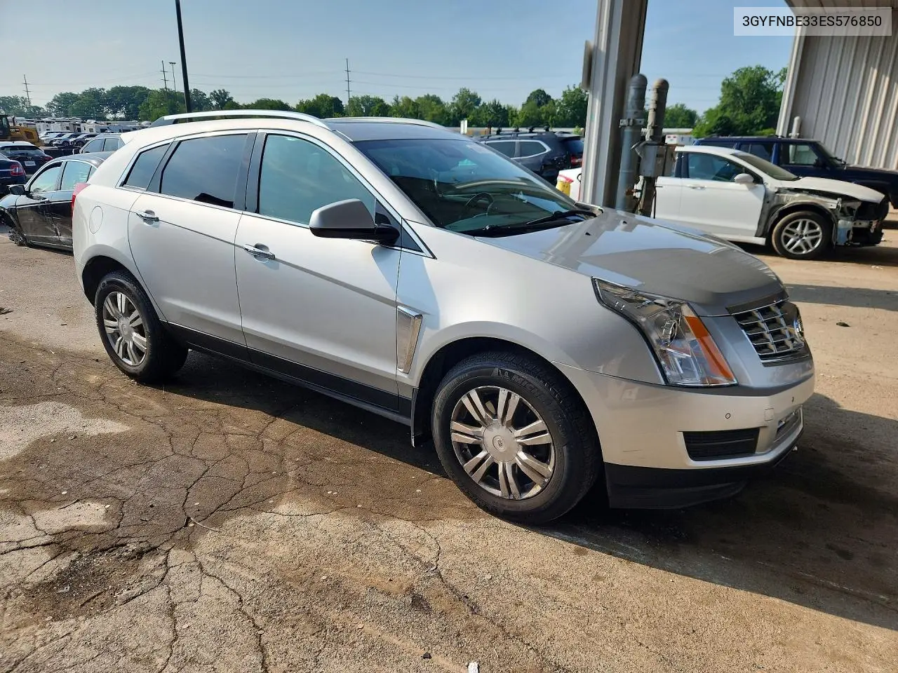 2014 Cadillac Srx Luxury Collection VIN: 3GYFNBE33ES576850 Lot: 60454976