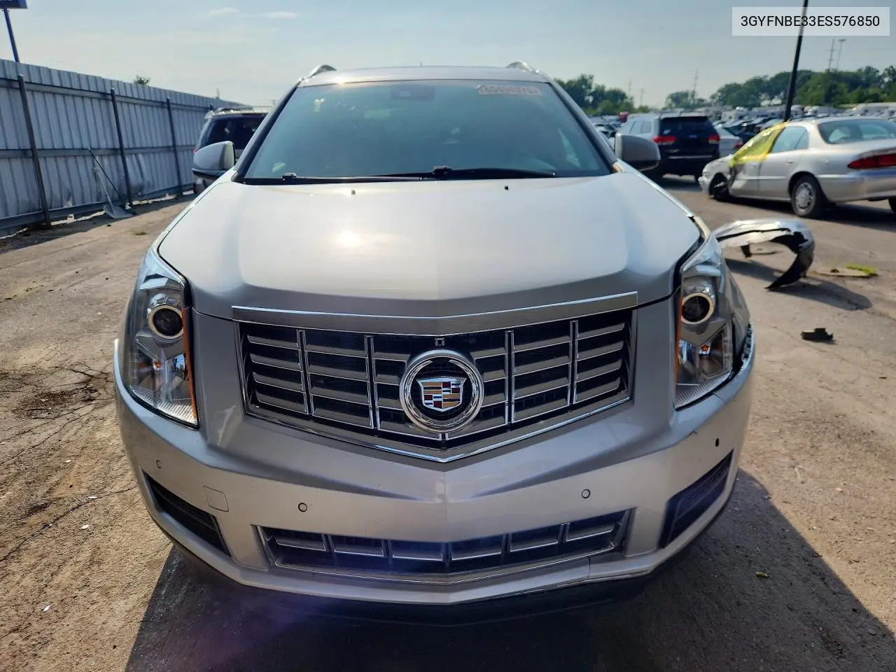 2014 Cadillac Srx Luxury Collection VIN: 3GYFNBE33ES576850 Lot: 60454976